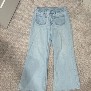 American Eagle Outfitters Light Blue Flare Jeans